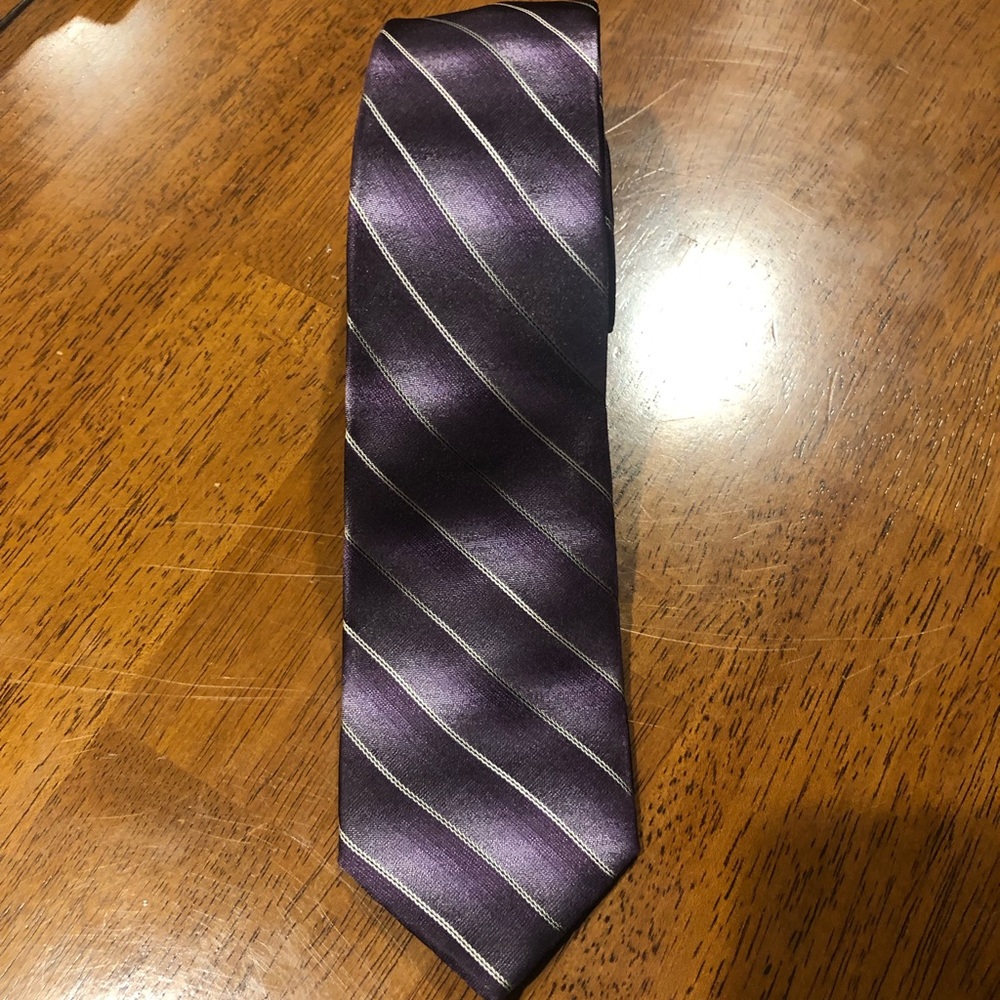 Pierre Cardin Purple Tie - Mens